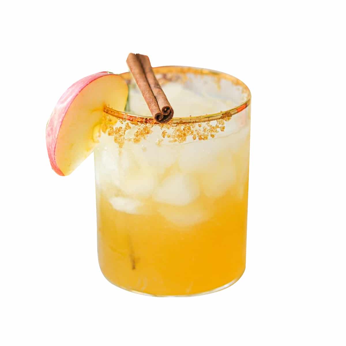 (Out of Season)Spiced Apple Margarita - 1.5oz Tequila, .75oz Spiced Apple Syrup, .75oz Lime Juice, Cinnamon Stick