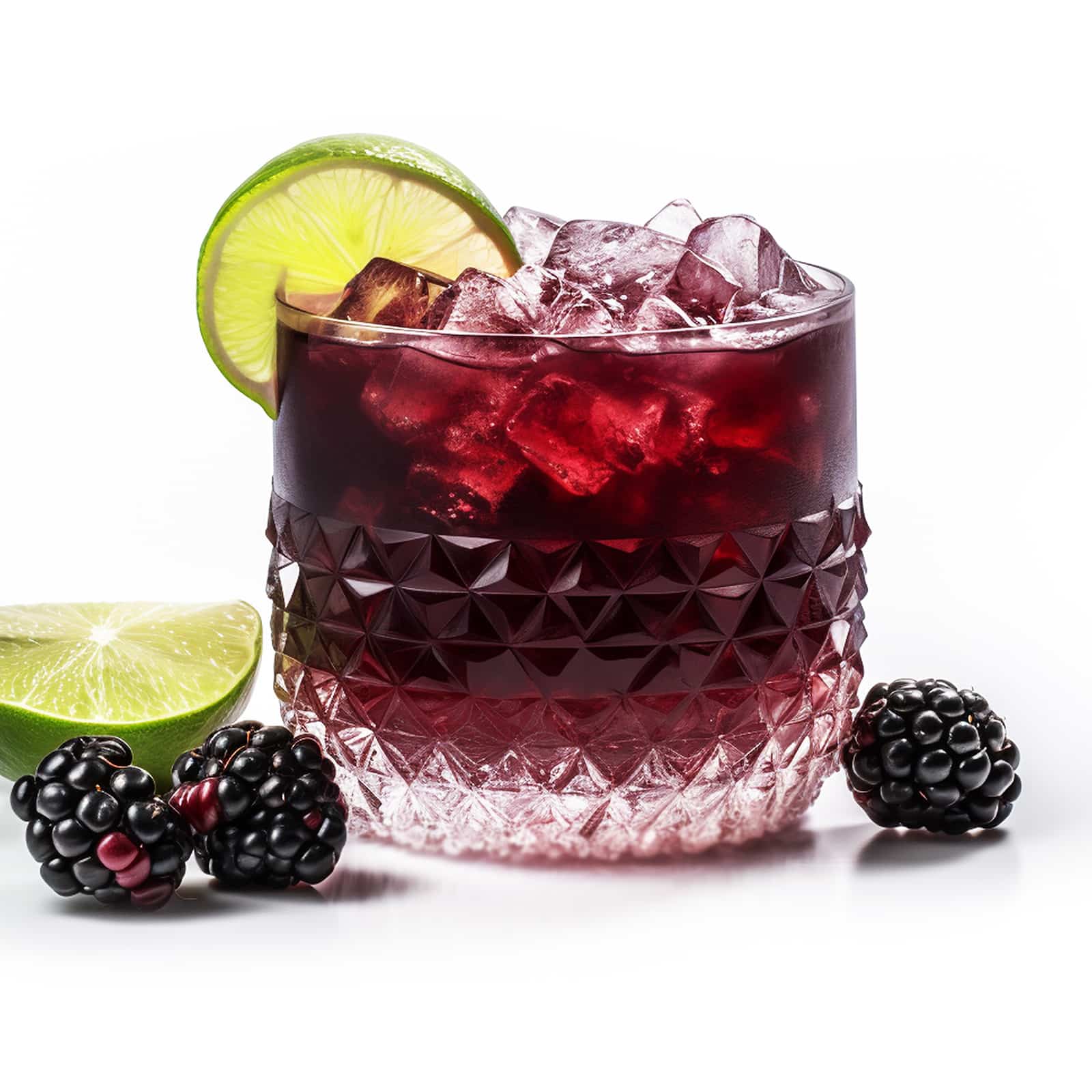Blackberry Margarita - 1.5oz Tequila, .75oz Blackberry Syrup, .75oz Lime Juice